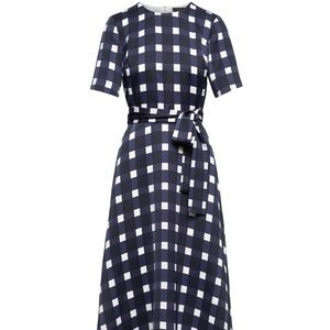 Banana Republic. Handkerchief Hem Fit-and-Flare Dress. like new, size 6